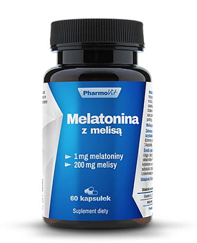 podgląd produktu Melatonina z melisą 60 kapsułek PharmoVit