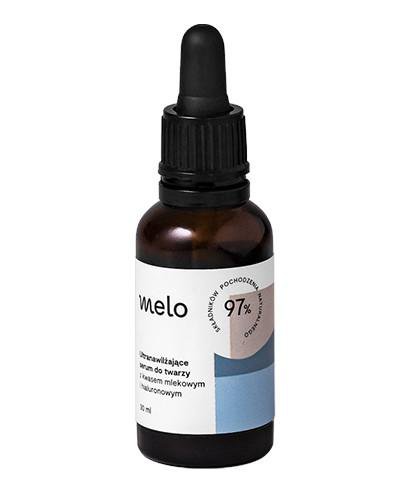 podgląd produktu Melko ultranawilżające serum do twarzy z kwasem mlekowym i hialuronowym  30 ml