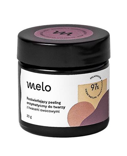 zdjęcie produktu Melo rozświetlający peeling enzymatyczny do twarzy z kwasami owocowymi 20 g