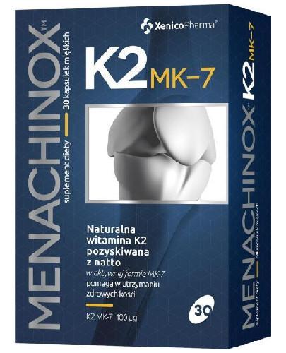 zdjęcie produktu Menachinox K2 MK-7 witamina K2 30 kapsułek Xenico