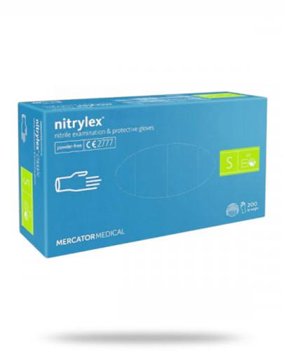 podgląd produktu Mercator Medical rękawice nitrylowe bezpudrowe rozmiar S 200 sztuk