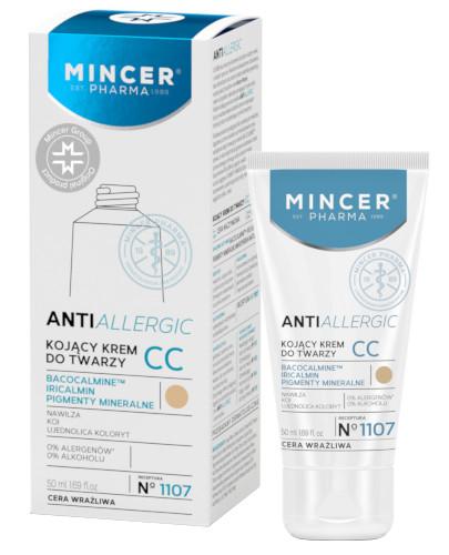 podgląd produktu Mincer Pharma Antiallergic N1107 kojący krem do twarzy CC 50 ml