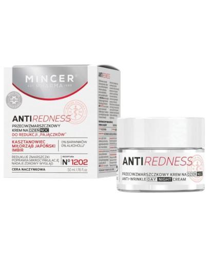 podgląd produktu Mincer Pharma Antiredness N1202 przeciwzmarszczkowy krem na dzień i na noc 50 ml