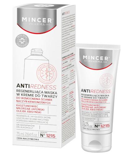podgląd produktu Mincer Pharma Antiredness N1215 regenerująca maska w kremie do twarzy 75 ml