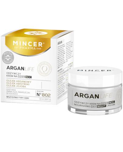 podgląd produktu Mincer Pharma Argan Life N802 odżywczy krem na dzień i na noc 50 ml