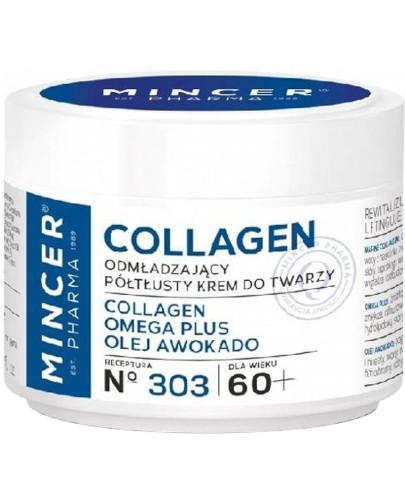 podgląd produktu Mincer Pharma Collagen N303 krem odmładzający do twarzy 60+ 50 ml