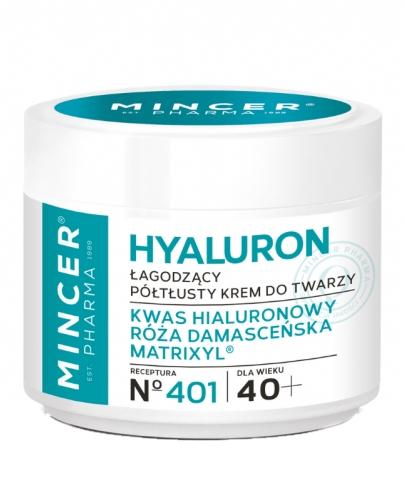 zdjęcie produktu Mincer Pharma Hyaluron N401 łagodzący krem do twarzy 40+ 50 ml
