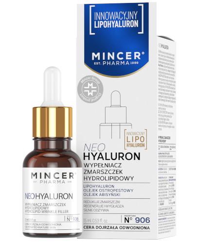 zdjęcie produktu Mincer Pharma Neohyaluron N906 wypełniacz zmarszczek hydrolipidowy 15 ml