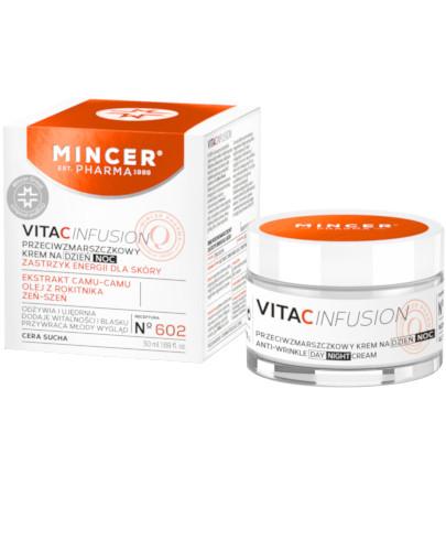 podgląd produktu Mincer Pharma Vita C Infusion N602 przeciwzmarszczkowy krem na dzień i na noc 50 ml