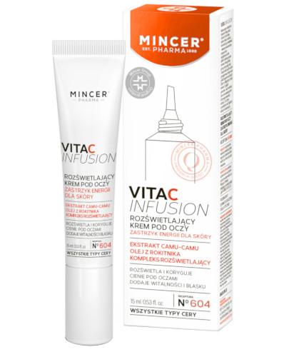 podgląd produktu Mincer Pharma Vita C Infusion N604 rozświetlający krem pod oczy 15 ml