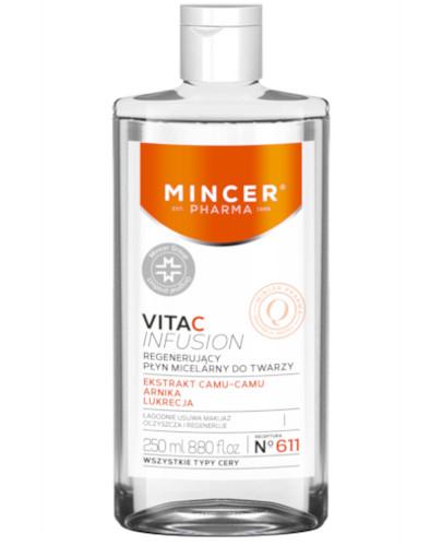 zdjęcie produktu Mincer Pharma Vita C Infusion N611 regenerujący płyn micelarny do twarzy 250 ml