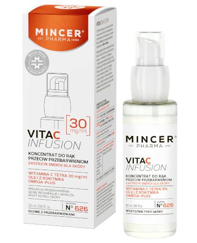 zdjęcie produktu Mincer Pharma Vita C Infusion N626 koncentrat do rąk przeciw przebarwieniom 30 ml
