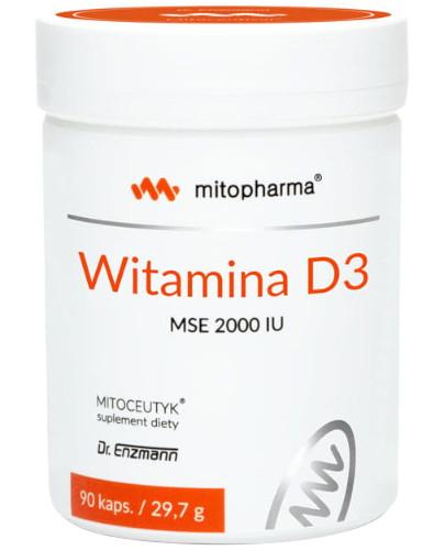 podgląd produktu Mitopharma Witamina D3 MSE 2000 IU 90 kapsułek