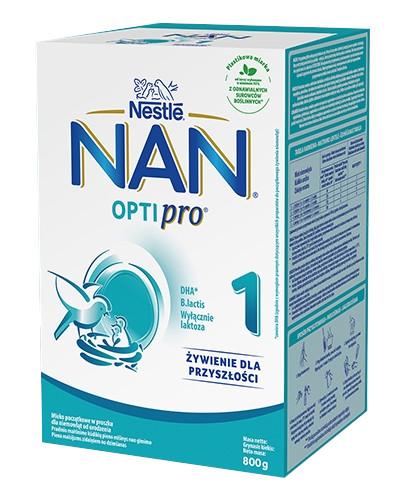 zdjęcie produktu NESTLE NAN OPTIPRO 1 Mleko początkowe w proszku dla niemowląt od urodzenia 800 g