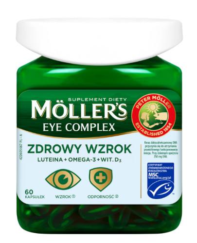 podgląd produktu Mollers Eye Complex zdrowy wzrok 60 kapsułek