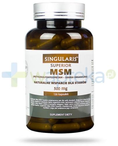 podgląd produktu Singularis Superior MSM 500mg 120 kapsułek