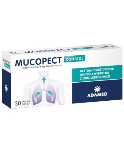 podgląd produktu Mucopect Control 375 mg 30 kapsułek twardych