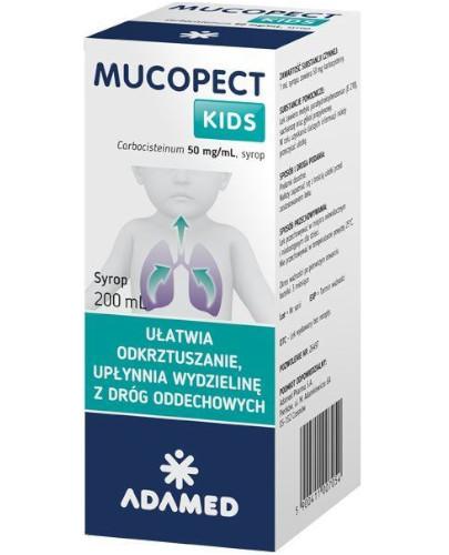 podgląd produktu Mucopect Kids 50 mg/ml syrop 200 ml