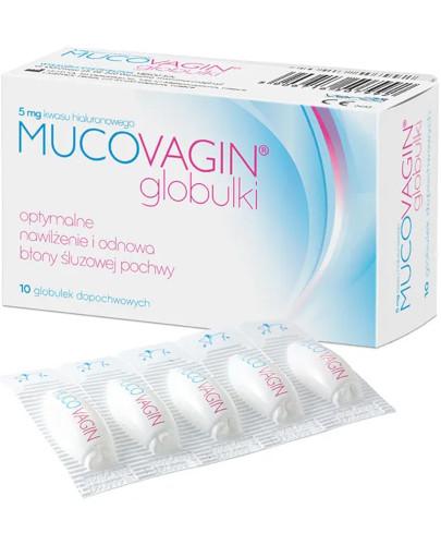 podgląd produktu Mucovagin 5 mg globulki dopochwowe 10 sztuk