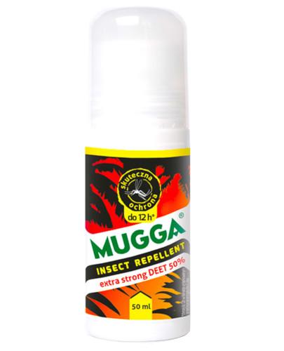 podgląd produktu Mugga roll-on z 50% DEET na komary tropikalne i moskity 50 ml