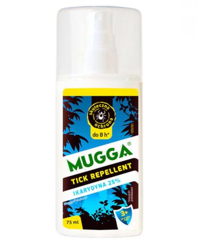 podgląd produktu Mugga spray repelent 25% Ikarydyna na kleszcze i komary 75 ml