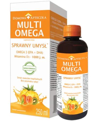 podgląd produktu MultiOmega Sprawny umysł smak owoców tropikalnych 250 ml