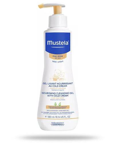podgląd produktu Mustela Bebe Enfant skóra sucha odżywczy żel do mycia z Cold Cream 300 ml 
