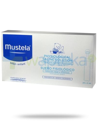 podgląd produktu Mustela Bebe NACL sól fizjologiczna 20x 0,5 ml