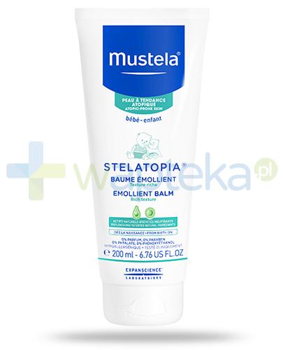 podgląd produktu Mustela Stelatopia balsam emolient do skóry skłonnej do atopii od dnia narodzin 200 ml
