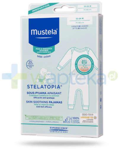 podgląd produktu Mustela Stelatopia kojąca piżamka 12-24 mc 74-86 1 sztuka