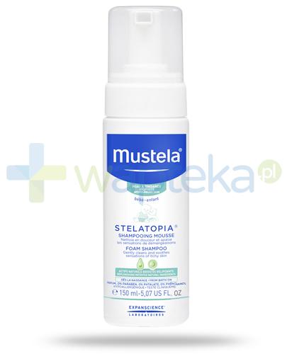 zdjęcie produktu Mustela Stelatopia szampon w piance do skóry skłonnej do atopii od dnia narodzin 150 ml