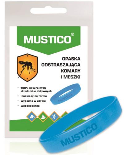 podgląd produktu Mustico opaska odstraszająca komary i meszki 1 sztuka