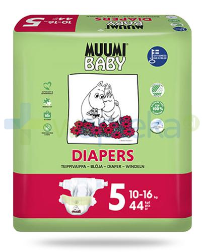 podgląd produktu Muumi Baby 5 Diapers 10-16kg jednorazowe pieluchy dla dzieci 44 sztuki