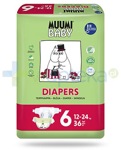 podgląd produktu Muumi Baby 6 Diapers 12-24kg jednorazowe pieluszki dla dzieci 36 sztuk