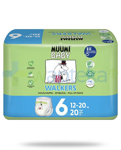 zdjęcie produktu Muumi Baby 6 Walkers 12-20kg jednorazowe pieluchomajtki dla dzieci 20 sztuk
