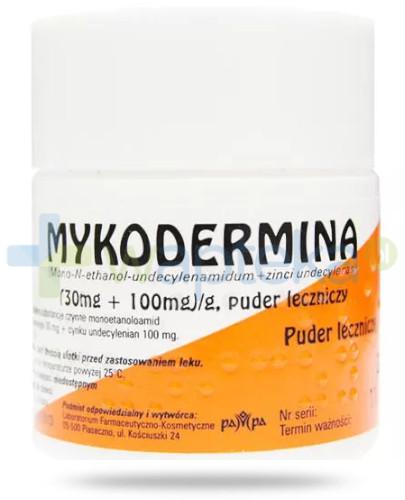 podgląd produktu Mykodermina (30 mg + 100 mg)/g puder leczniczy 15 g