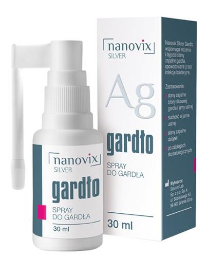 podgląd produktu Nanovix Silver Gardło spray do gardła 30 ml
