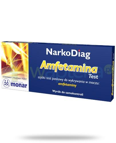 podgląd produktu NarkoDiag test paskowy na amfetaminę 1 sztuka