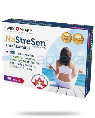 zdjęcie produktu NaStreSen + melatonina 30 tabletek