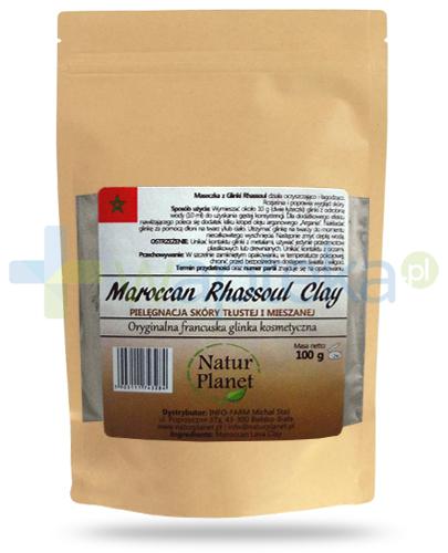 zdjęcie produktu Natur Planet Maroccan Rhassoul Clay francuska beżowa glinka kosmetyczna do skóry tłustej i mieszanej, proszek 100 g