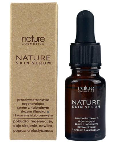 zdjęcie produktu Nature Cosmetic Nature Skin przeciwstarzeniowe regenerujące serum z naturalnym śluzem ślimaka i kwasem hialuronowym 10 g