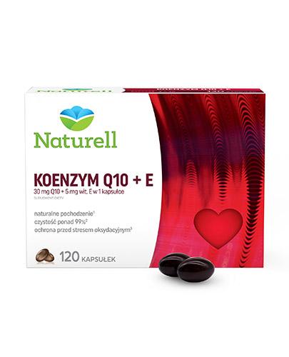 podgląd produktu Naturell Koenzym Q10 30mg + witamina E 5mg 120 kapsułek