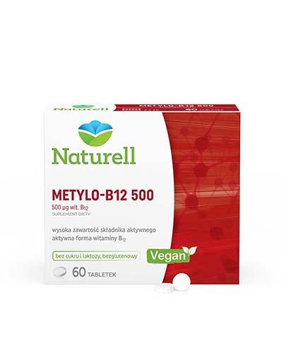 zdjęcie produktu Naturell Metylo-B12 500 witamina B12 0,5mg 60 tabletek