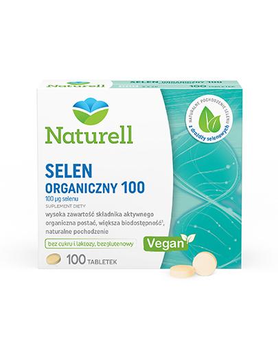 zdjęcie produktu Naturell Selen Organiczny 100mcg 100 tabletek