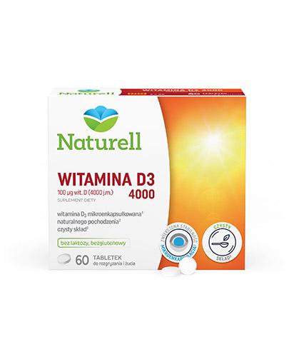 podgląd produktu Naturell Witamina D3 4000 60 tabletek