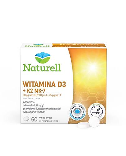 podgląd produktu Naturell Witamina D3 + K2 MK-7 60 tabletek