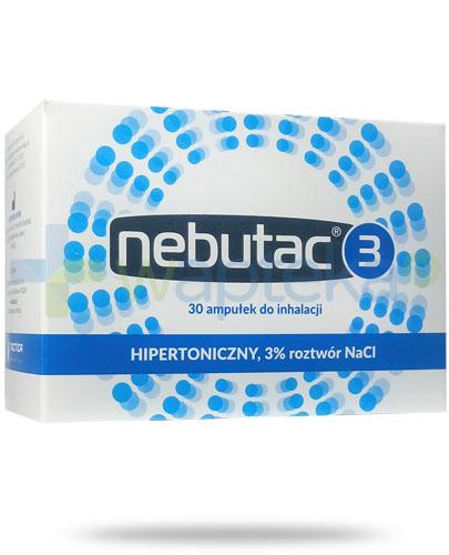 zdjęcie produktu Nebutac 3 hipertoniczny 3% roztwór NaCl do inhalacji 30x 4 ml