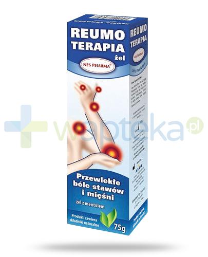 podgląd produktu Nes Pharma Reumo Terapia żel z mentolem na przewlekłe bóle stawów i mięśni 75 g
