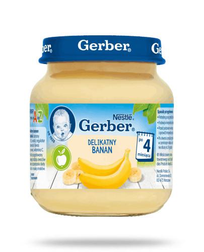 podgląd produktu Nestlé Gerber Delikatny banan po 4 miesiącu 125 g