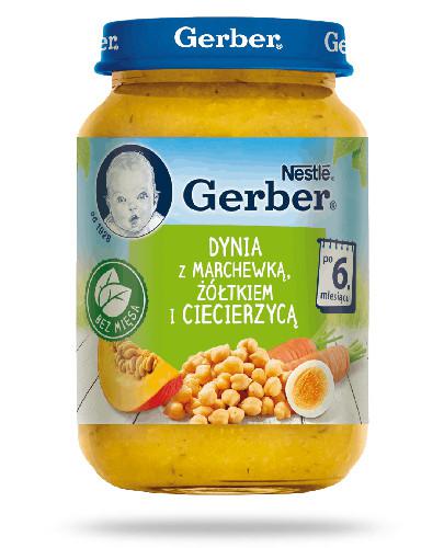 zdjęcie produktu Nestlé Gerber Dynia z marchewką, żółtkiem i ciecierzycą po 6 miesiącu 190 g